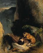 Sir Edwin Landseer Attachment painting